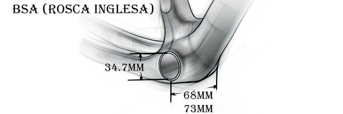 Movimento Central de Bicicleta Absolute Sram GXP 68/73mm - Bike Point